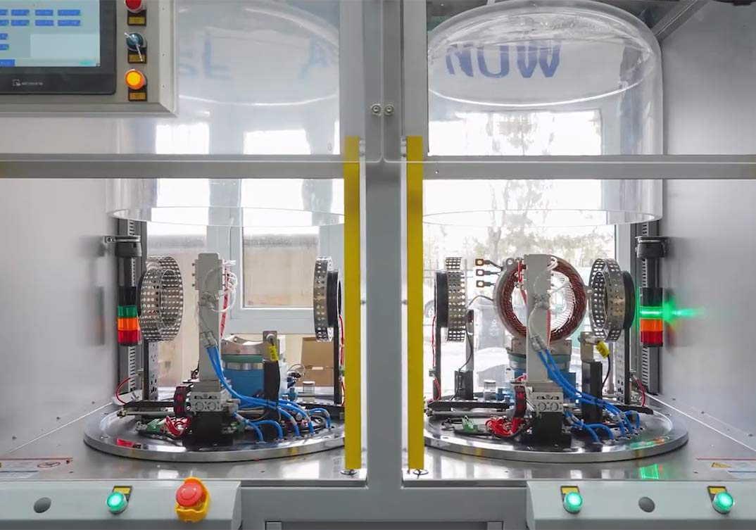 汽車驅(qū)動(dòng)電機(jī)定子真空測試設(shè)備應(yīng)用現(xiàn)場